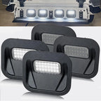 Set of 4 LED Tailgate Step Lights for GMC Sierra, Chevy Silverado 2500HD, 3500HD (2020–2022)
