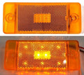 Amber LED Front Side Marker Lights Lamps for Ford Bronco (1970–1977)