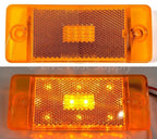 Amber LED Front Side Marker Lights Lamps for Ford Bronco (1970–1977)