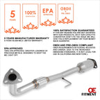 Direct Replace Catalytic Converter Exhaust Flex Pipe for Camry/Solara (1997–2001)