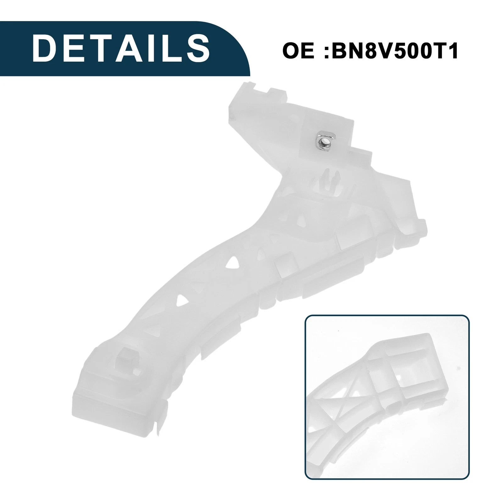 1pc Right Front Bumper Retainer Bracket No.BN8V500T1 for Mazda 3 (2004–2009)