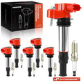 Set of 6 Ignition Coils & 6 Spark Plugs for Chevy Buick