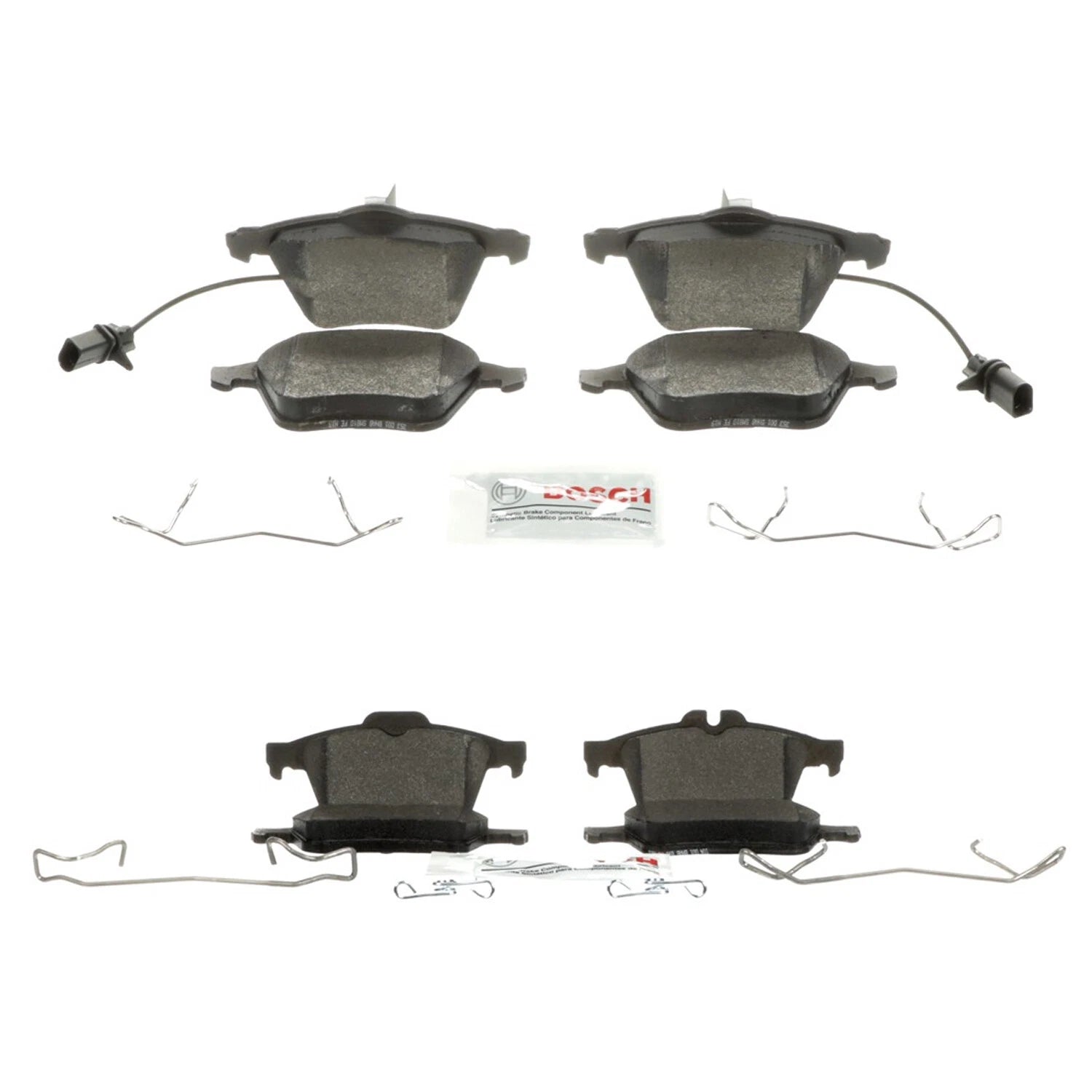 Bosch Semi-Met Disc Brake Pad Kit for Audi A6 Quattro, VW Passat CC, R32 (2005–2016)