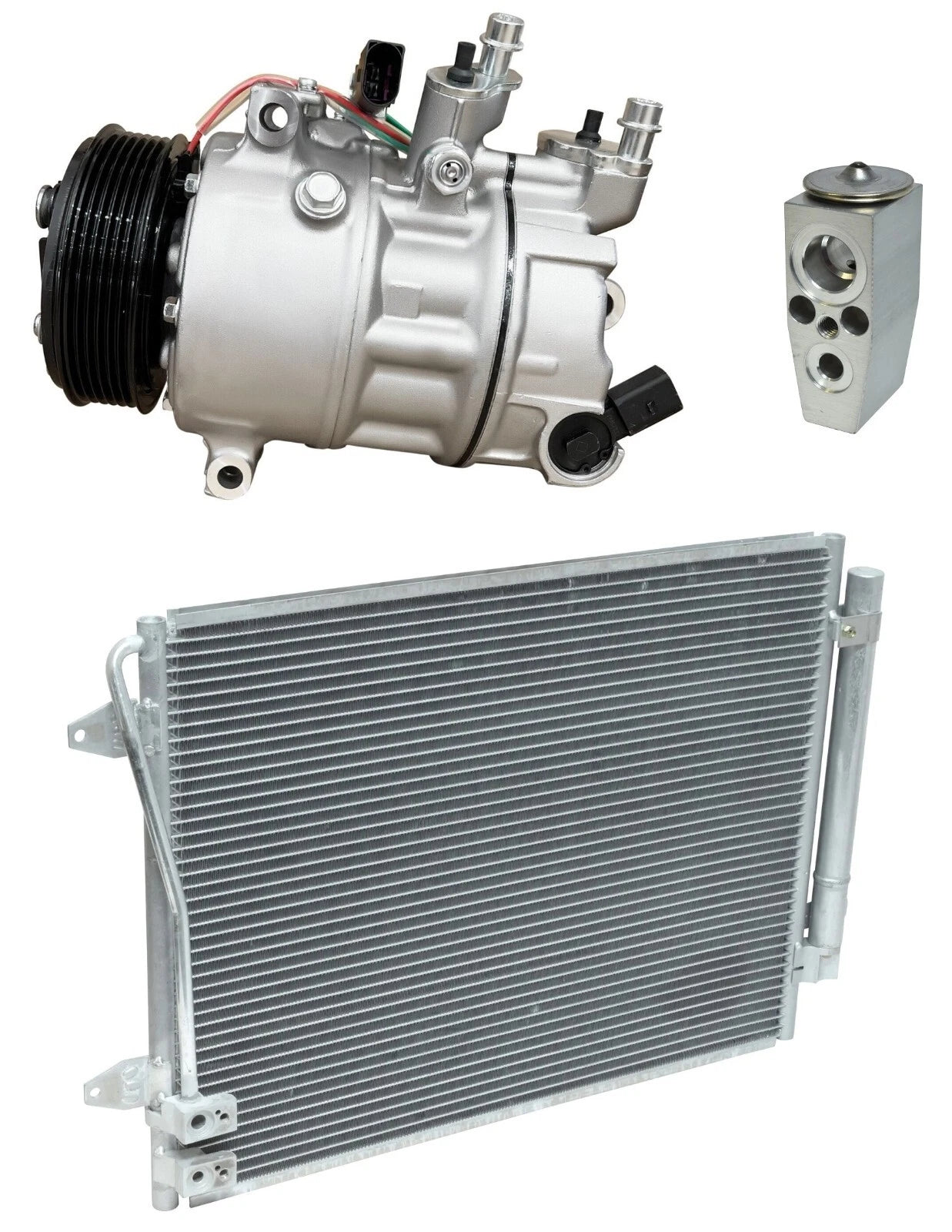 A C Compressor Kit With Condenser for Volkswagen Passat 1.8L (2017–2017)