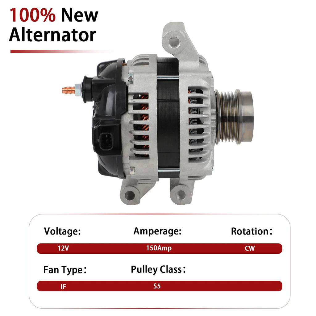 Alternator 150A for Buick Regal (2014–2017) & Chevrolet Malibu (2013–2019)