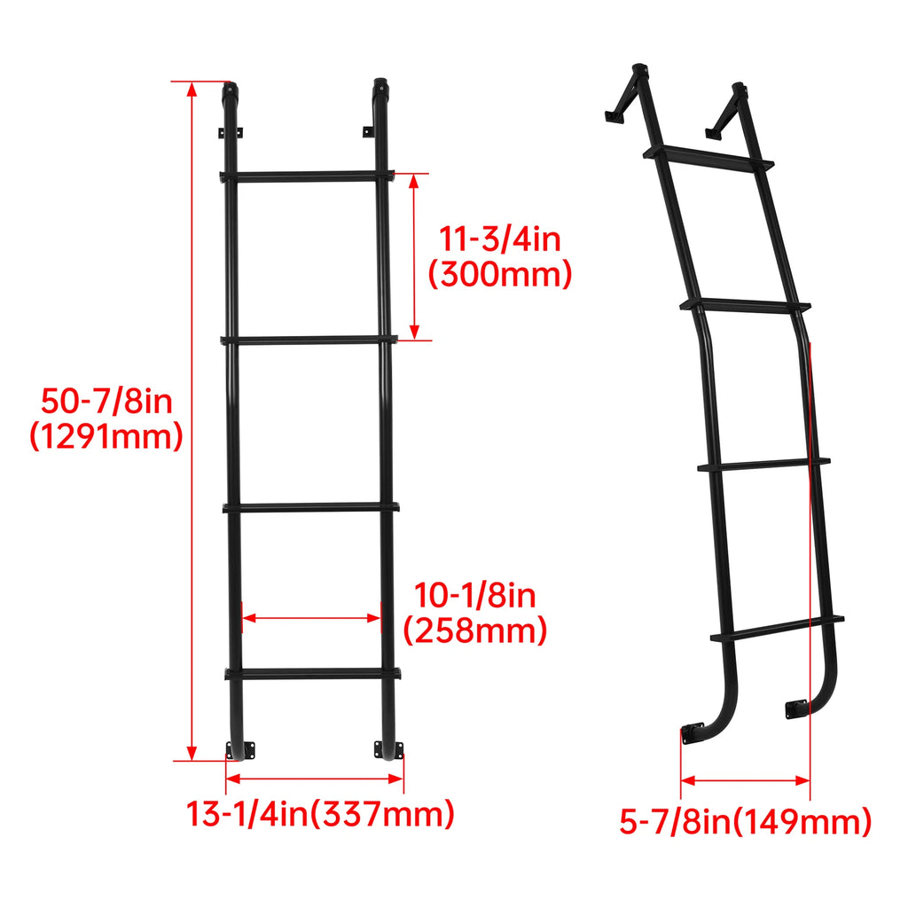 Universal Aluminum Over Door Ladder Rack for Ford Chevy GMC