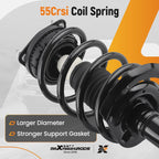2X Front Strut Coil Spring Assembly for Chrysler 200 (2011–2014), Sebring (2007–2010)