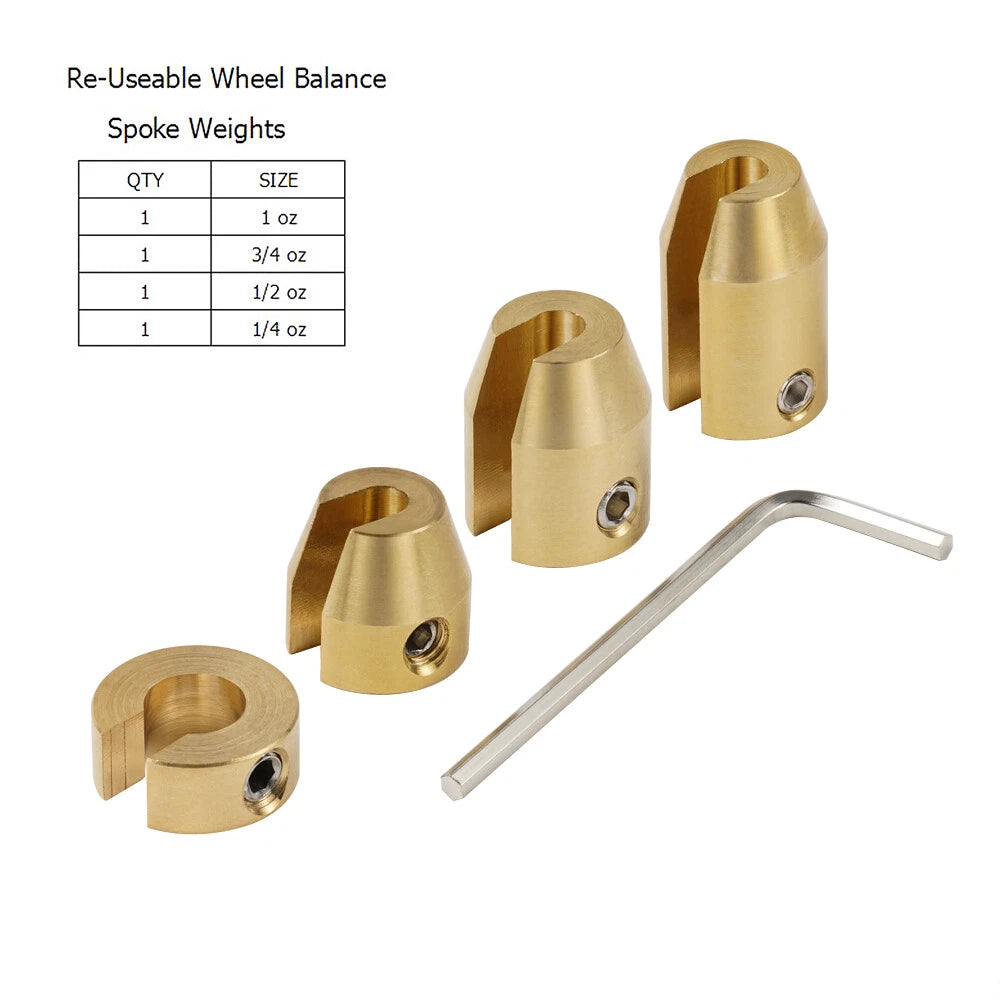 4PCS Reusable Motorcycle Spoke Wheel Balance Weight for BMW GS