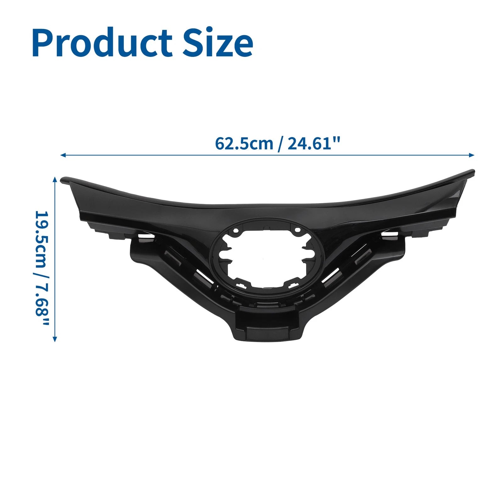 Front Hood Bumper Grille for Toyota CHR (2018–2019) No.53111F4901 Black