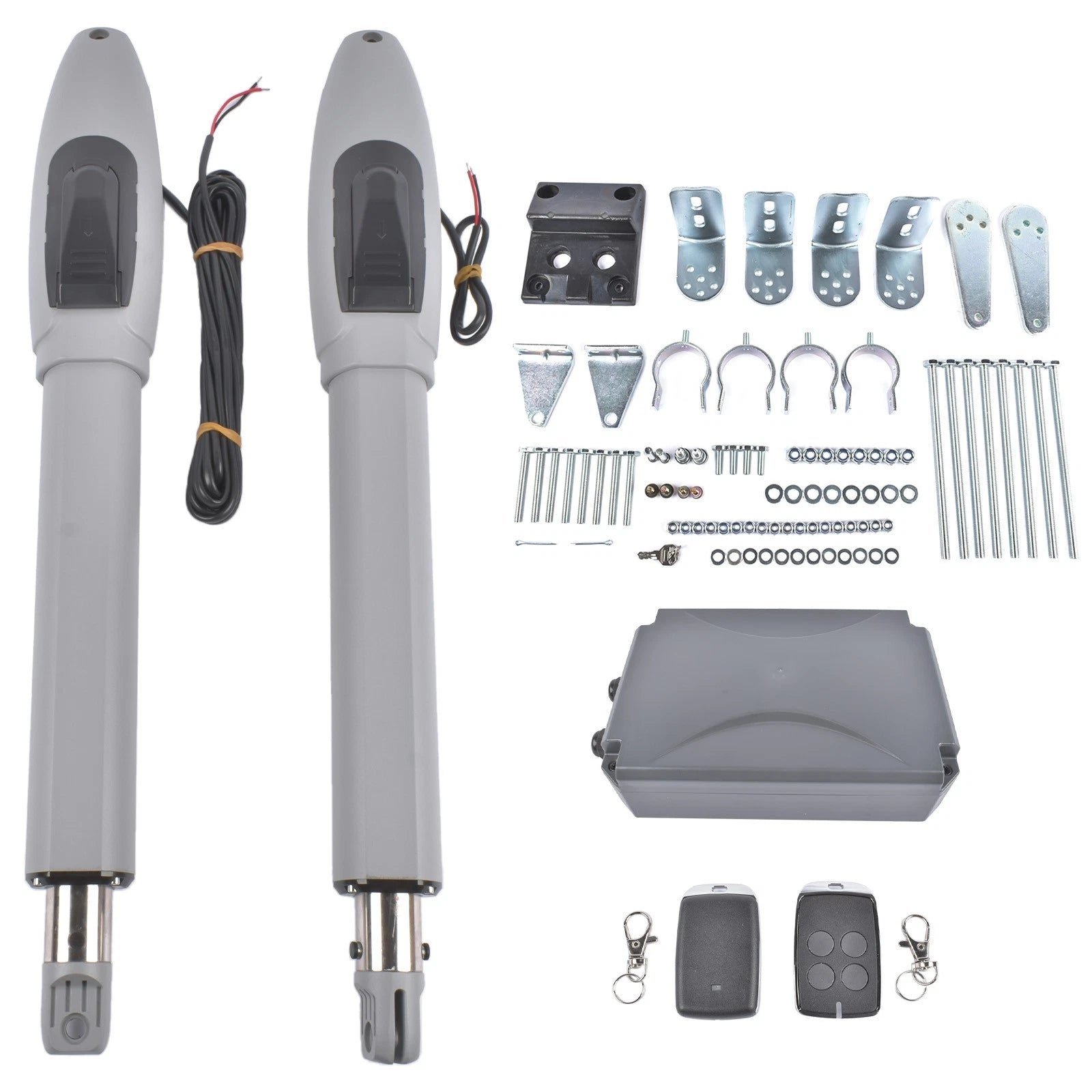 Automatic Dual Swing Gate Opener Kit for 660 lb Gates (110V)