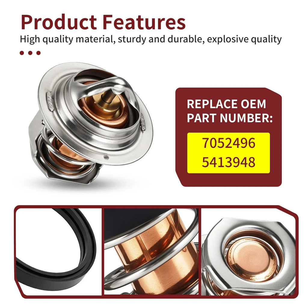 Thermostat w/ O-Ring for Polaris RZR 500-1000 Crew XP (2008–2021)