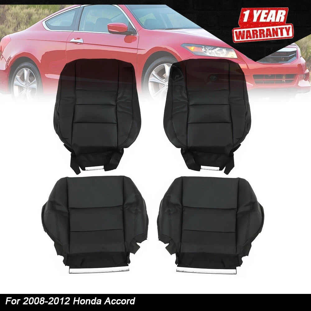 Leather Seat Covers for Honda Accord (2008–2012) Front Driver & Passenger
