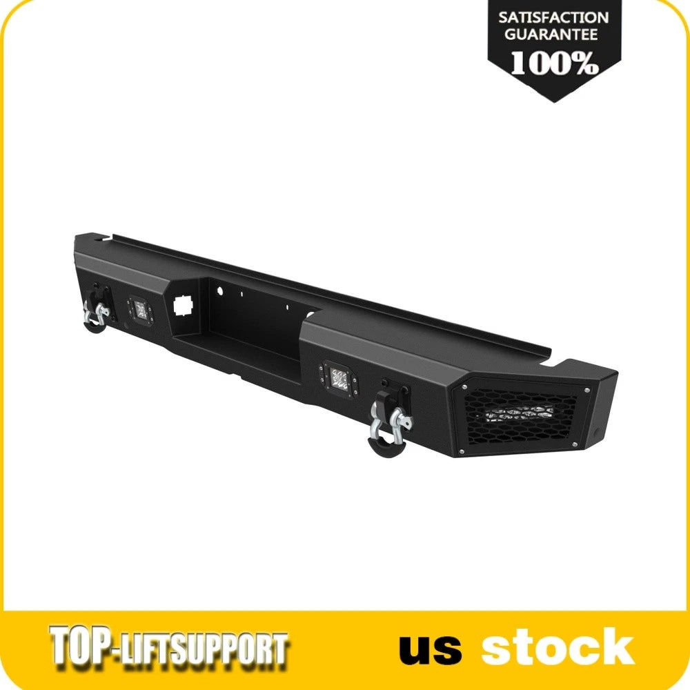 Powder Coated Steel Rear Bumper with Light Bar for Ford F-150 (2018–2020)