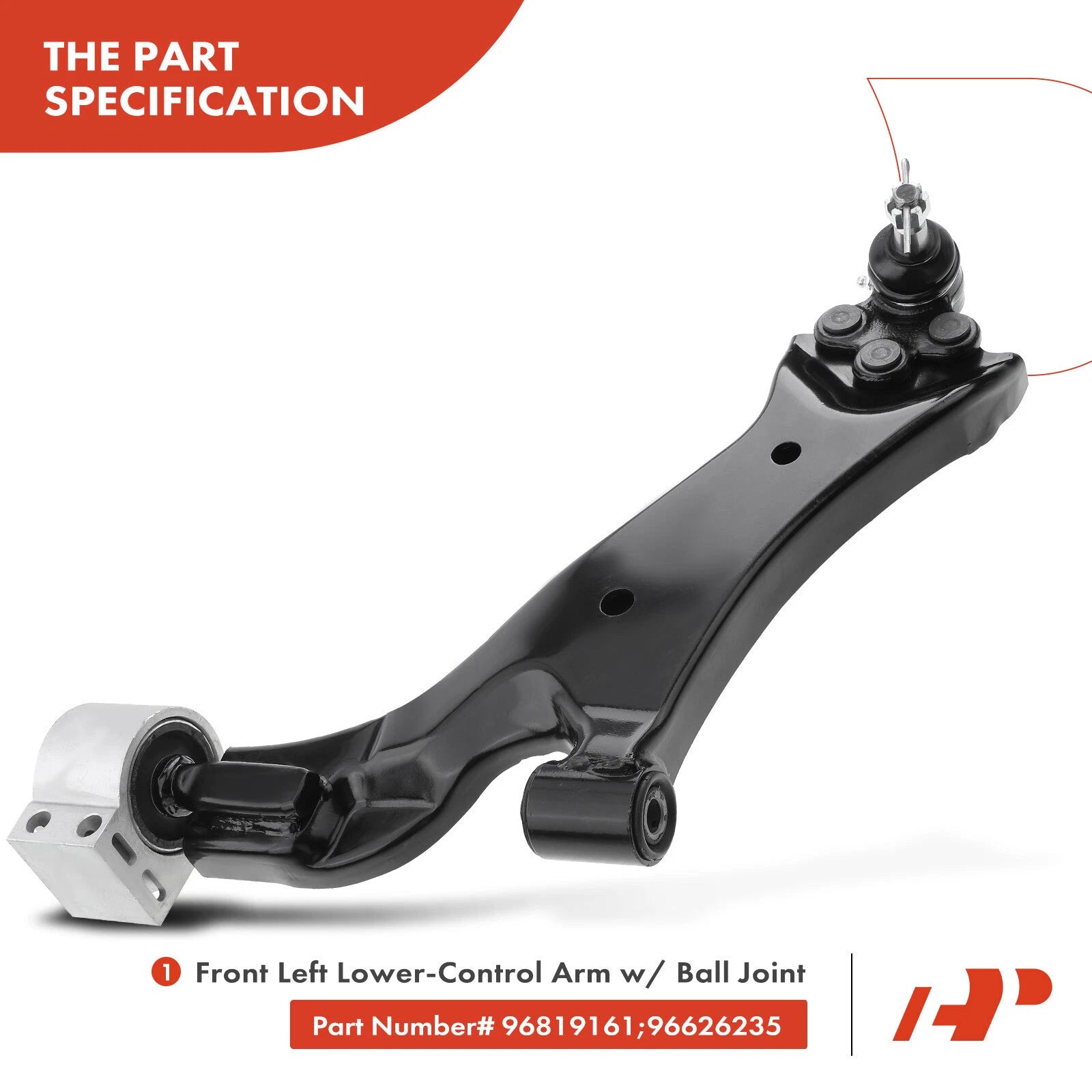 2X Front Lower Control Arm with Ball Joint for Chevy Saturn Suzuki
