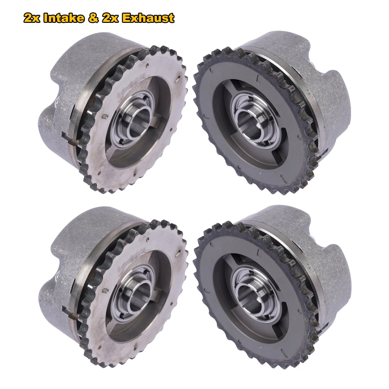 2x Intake & 2x Exhaust Camshaft Adjusters for Audi A4 A5 A6 A8 R8 (2000–2023)