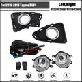 Fog Lights Pair for Toyota RAV4 (2016–2018) Halogen Chrome