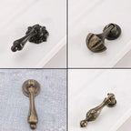 Set of 10 Vintage Door Pull Handles for Cabinets and Drawers