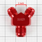 2X 12-AN Male Flare Y-Block Splitter Adapter for Universal