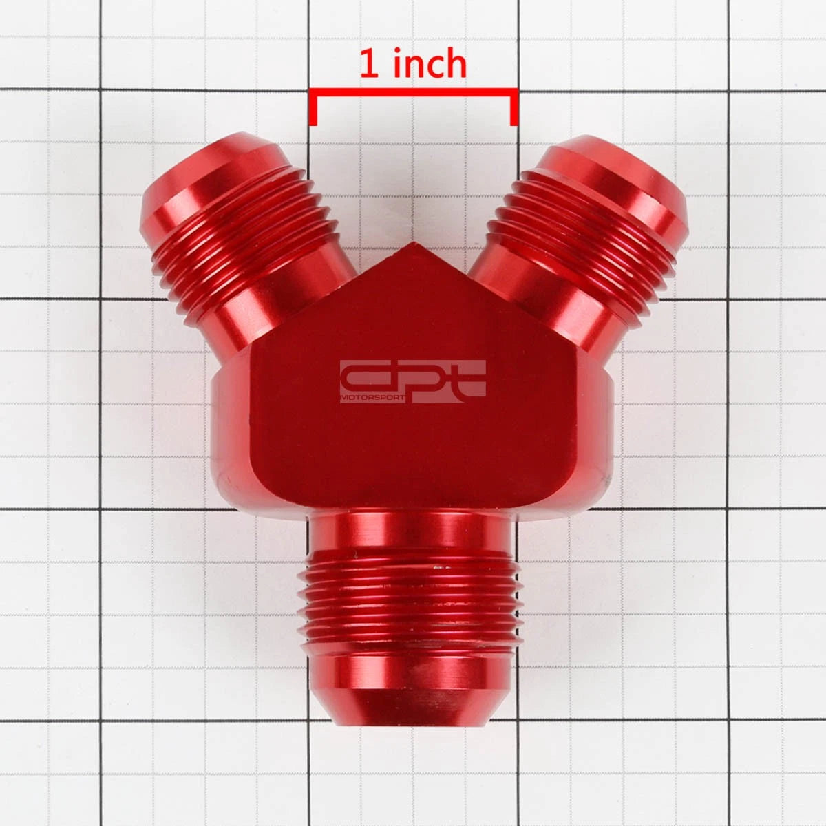 2X 12-AN Male Flare Y-Block Splitter Adapter for Universal