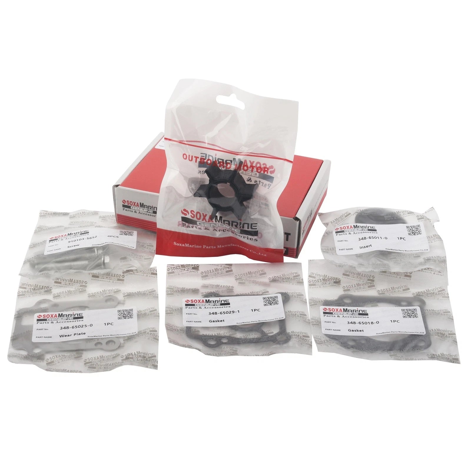 Water Pump Repair Kit for Nissan Tohatsu 25 30 35 40 HP (Replaces 361-87322-0)