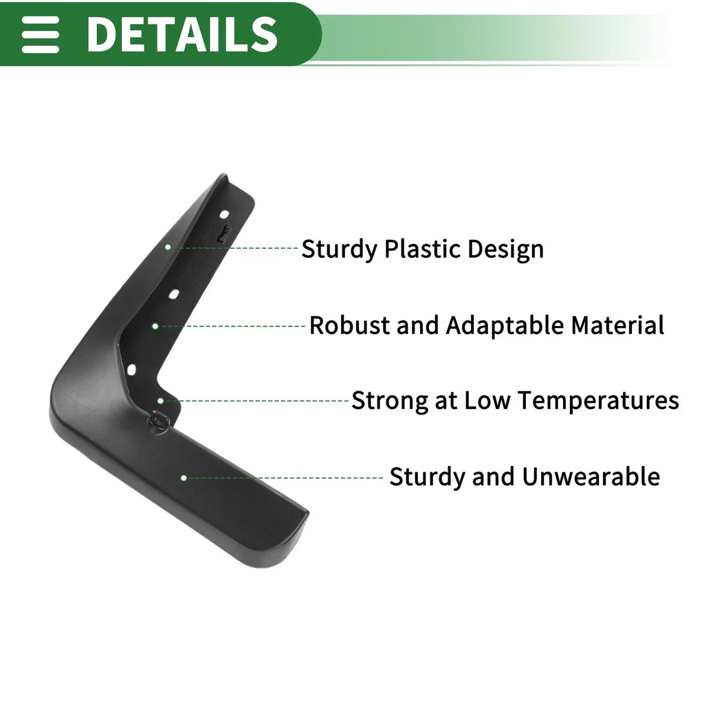Mud Flaps Splash Guards 1 Set for Lexus GS (2012-2022)