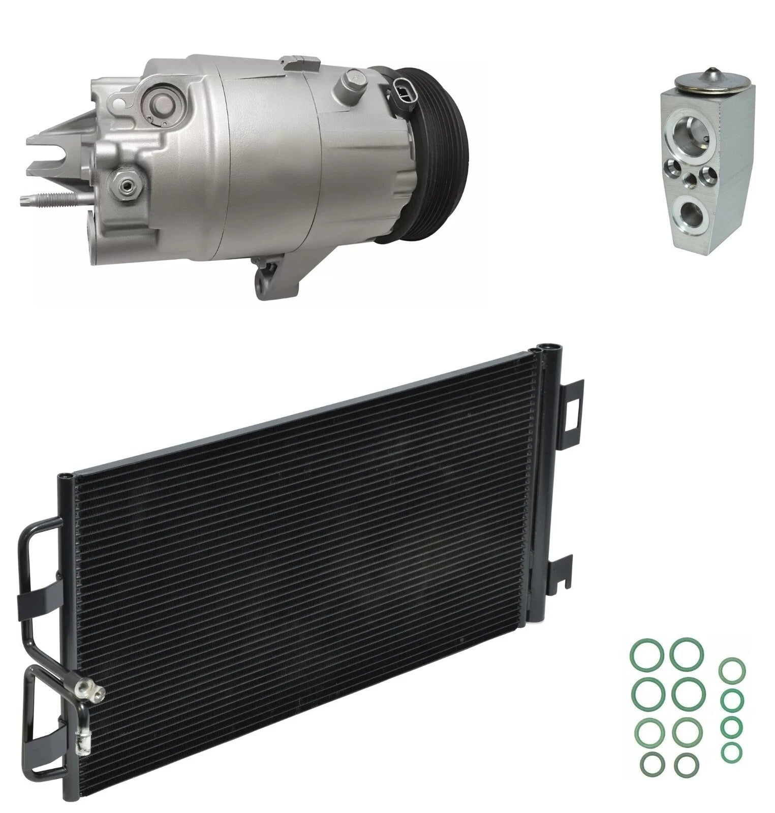 A/C Compressor Kit With Condenser for Buick LaCrosse 3.8L (2006–2009)