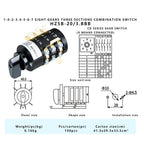 Cam Switch HZ5B-20/3 for Industrial Use (AC380V)