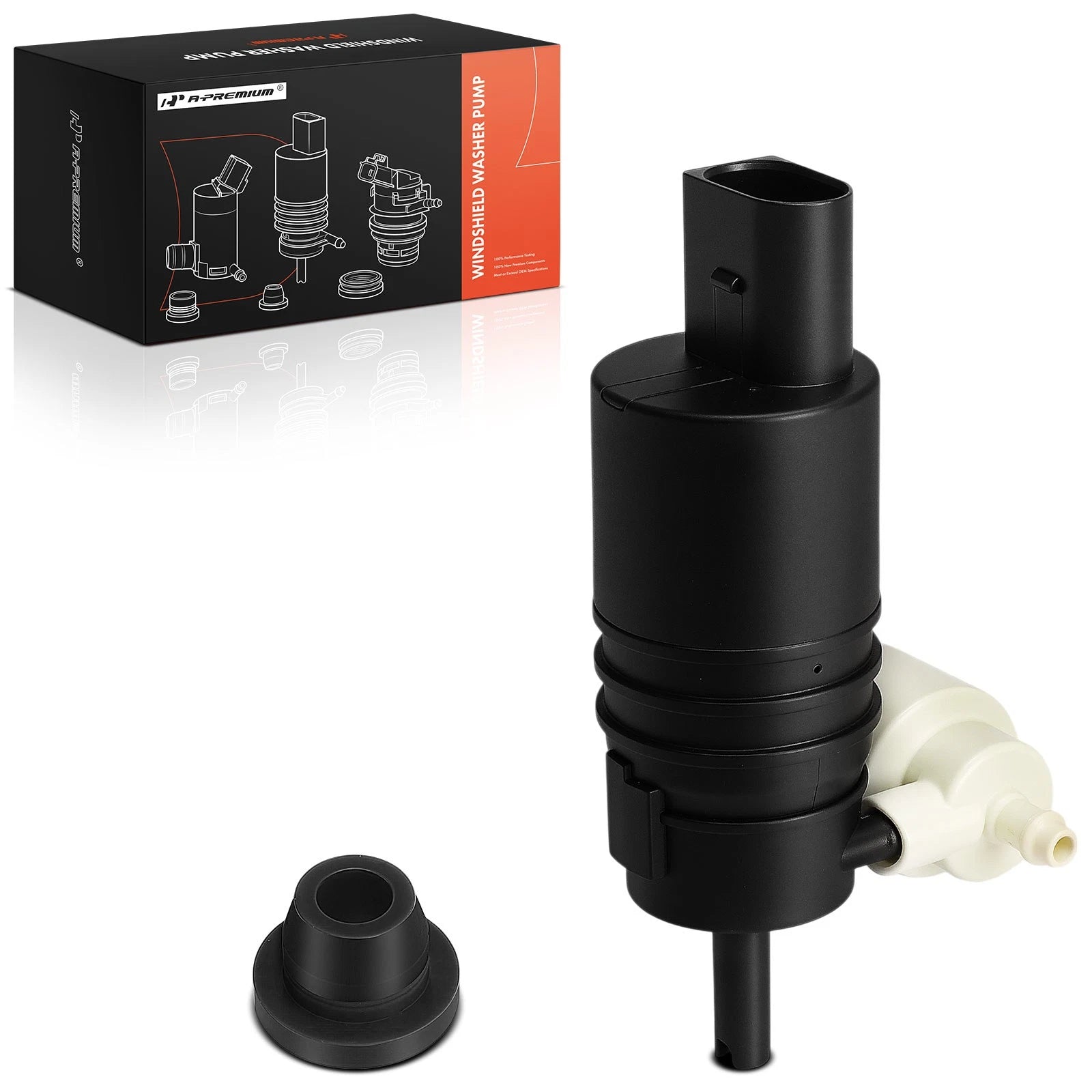 Windshield Washer Pump with Rubber Grommet for BMW Mini 