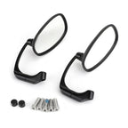 Pair of Round Rear View Mirrors for Universal Motorcycle (8mm 10mm)