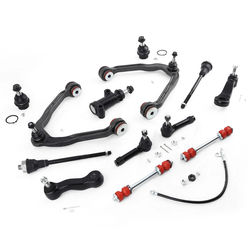 Front Control Arms Kit with PU Bushing for Chevy Silverado GMC Sierra 1500 4WD (2019–2022)