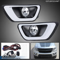 Clear Lens Fog Lights with Chrome Trim for Chevy Colorado (2015–2020)