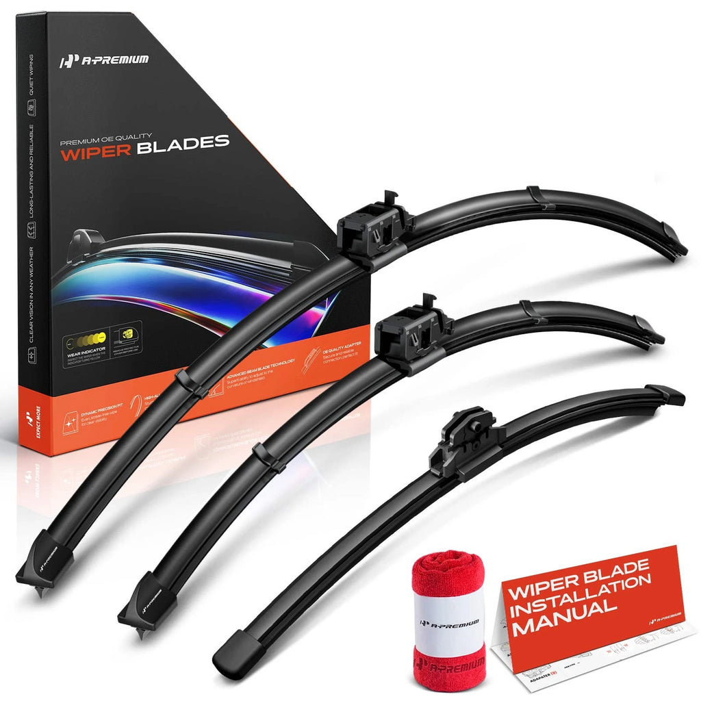 Set of 3 Windshield Wiper Blades for Mercedes GLS-Class
