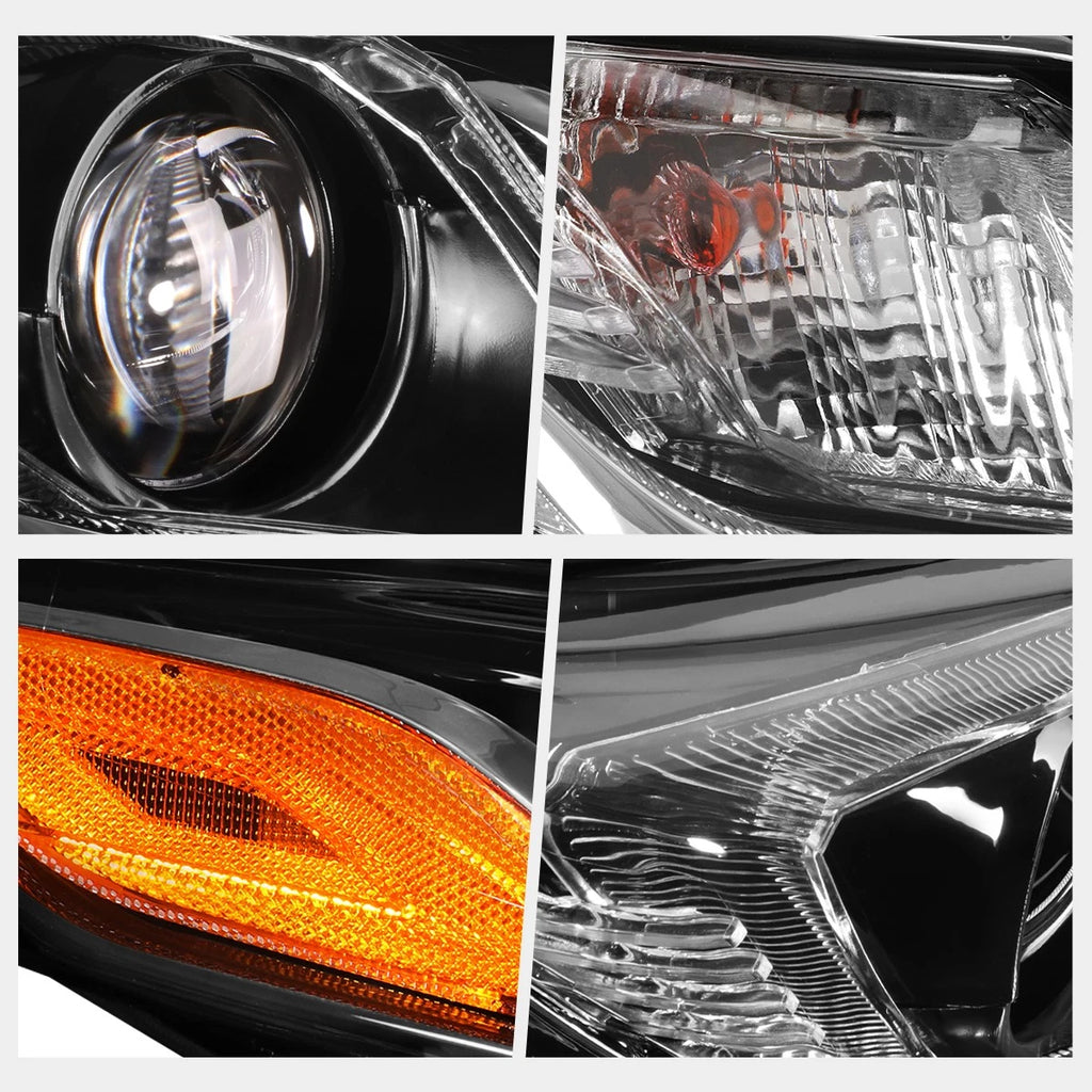 U-Shape LED DRL Switchback Headlights for Chevy Blazer/S10 (1998–2004)