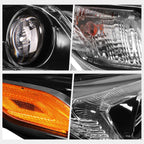 U-Shape LED DRL Switchback Headlights for Chevy Blazer/S10 (1998–2004)