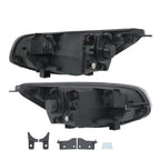 Pair of Black Housing Halogen Headlights for Kia Soul (2014-2019)