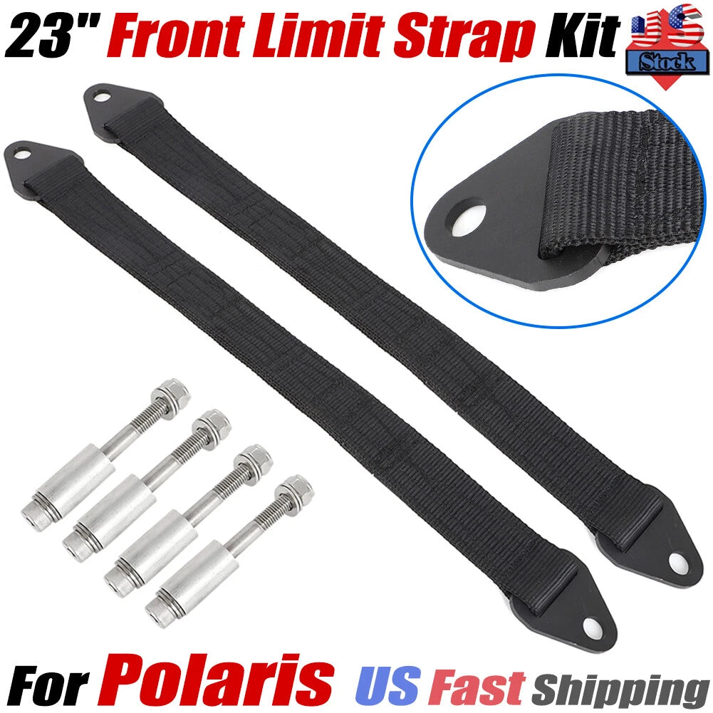 23" Front Limit Strap Kit for Polaris RZR RS1, RZR S 900, RZR XP1000, XP4 Turbo (2018–2023)