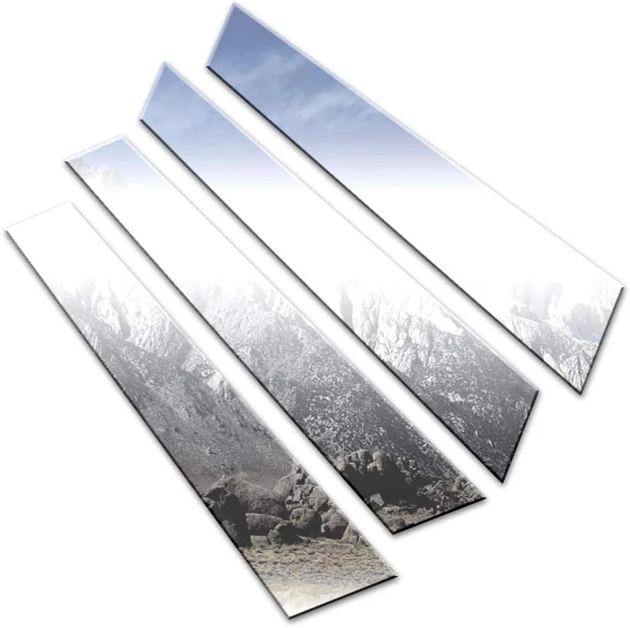 Luxury FX Chrome Pillar Post Trim 4pc for BMW 3 Series (2006–2012)