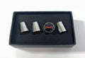 Valve Stem Caps With GMC Logo Premium Chrome Tapered for GMC Sierra (2014–2020)