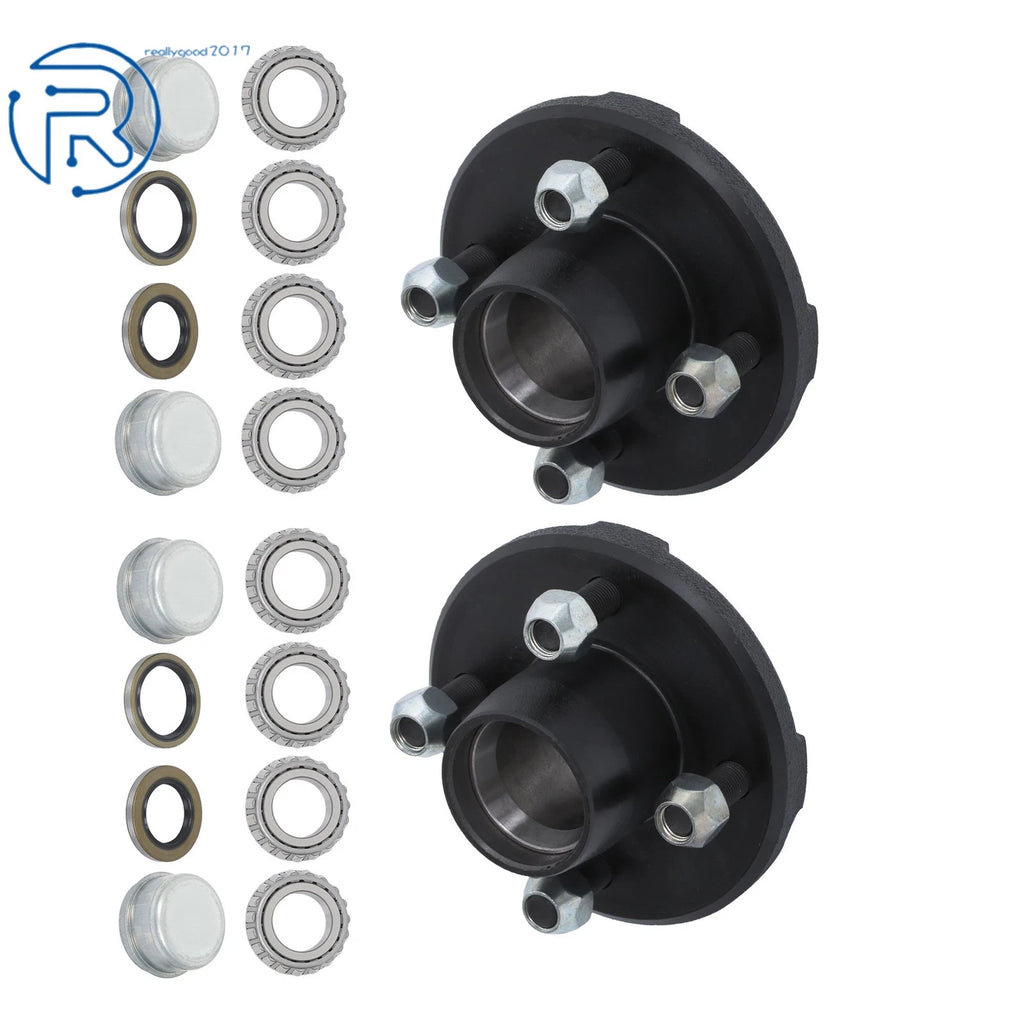 2 Pack Trailer Wheel Hub Bearing Kit for 2000 lbs Spindle (1" or 1-1/16")