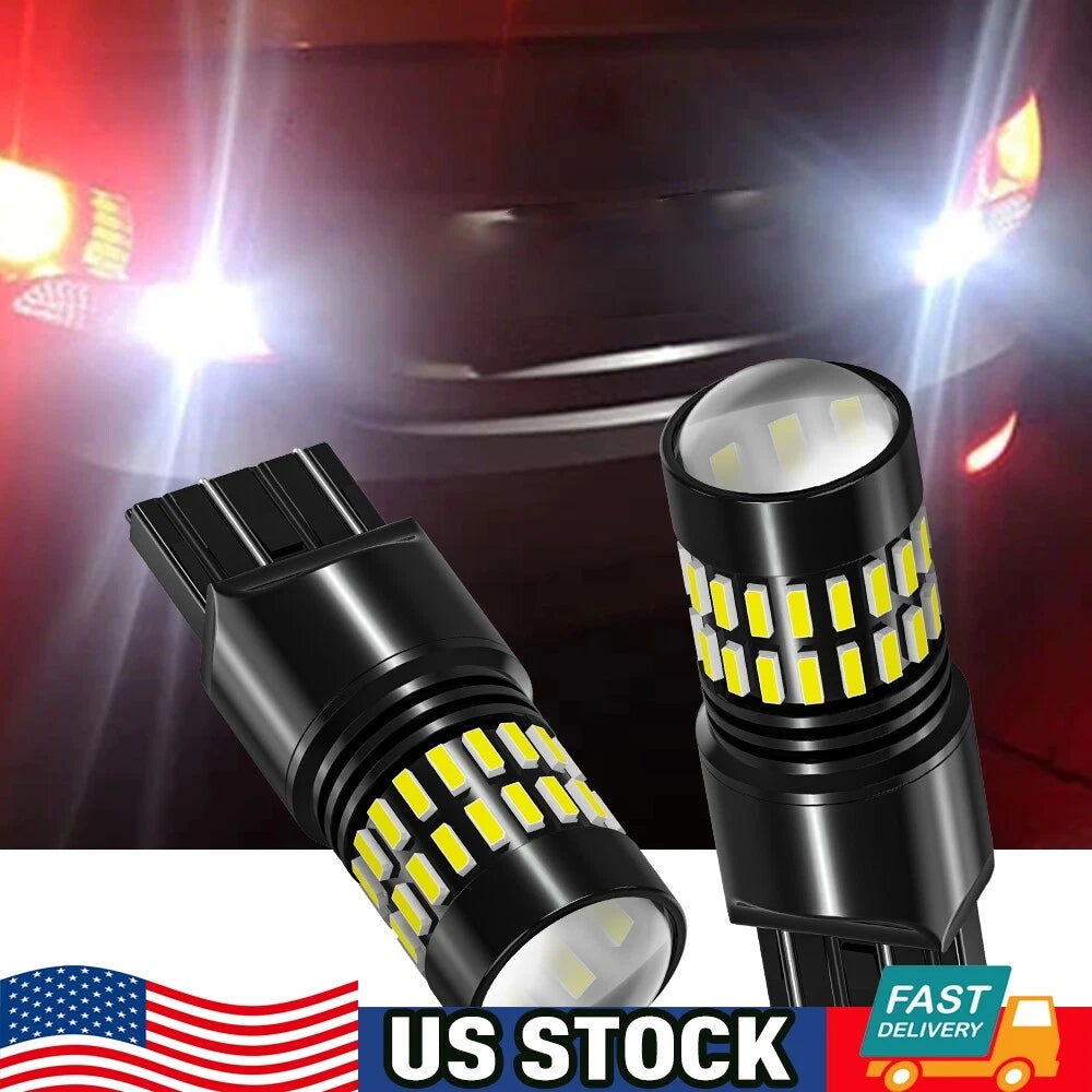 2X LED White 6000K Reverse Backup Turn Signal Bulbs for Make Model (YYYY–YYYY)