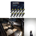 Set of 10 T10 LED License Plate Light Bulbs for Cars (Universal)