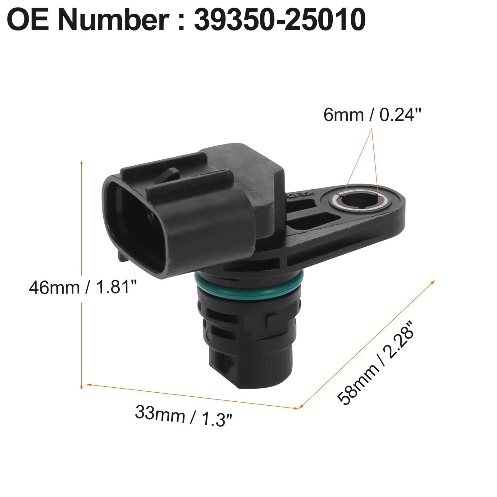 Camshaft Position Sensor for Hyundai Sonata Tucson (2006–2010) 39350-25010