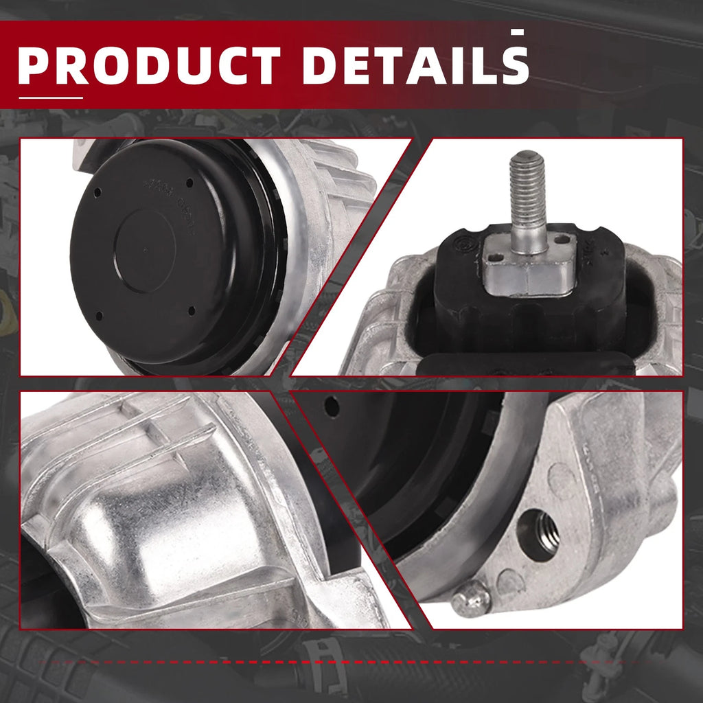 2X Engine Motor Mounts for BMW X1 Z4 2.0L L4 (2012-2016)