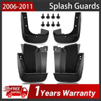 Splash Guards Mud Flaps Mudguards Front & Rear for Honda Civic (2006–2011)