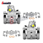 Set of 2 Rear Disc Brake Calipers w/Bracket for Elantra Tiburon Spectra (19B3302 19B3303)