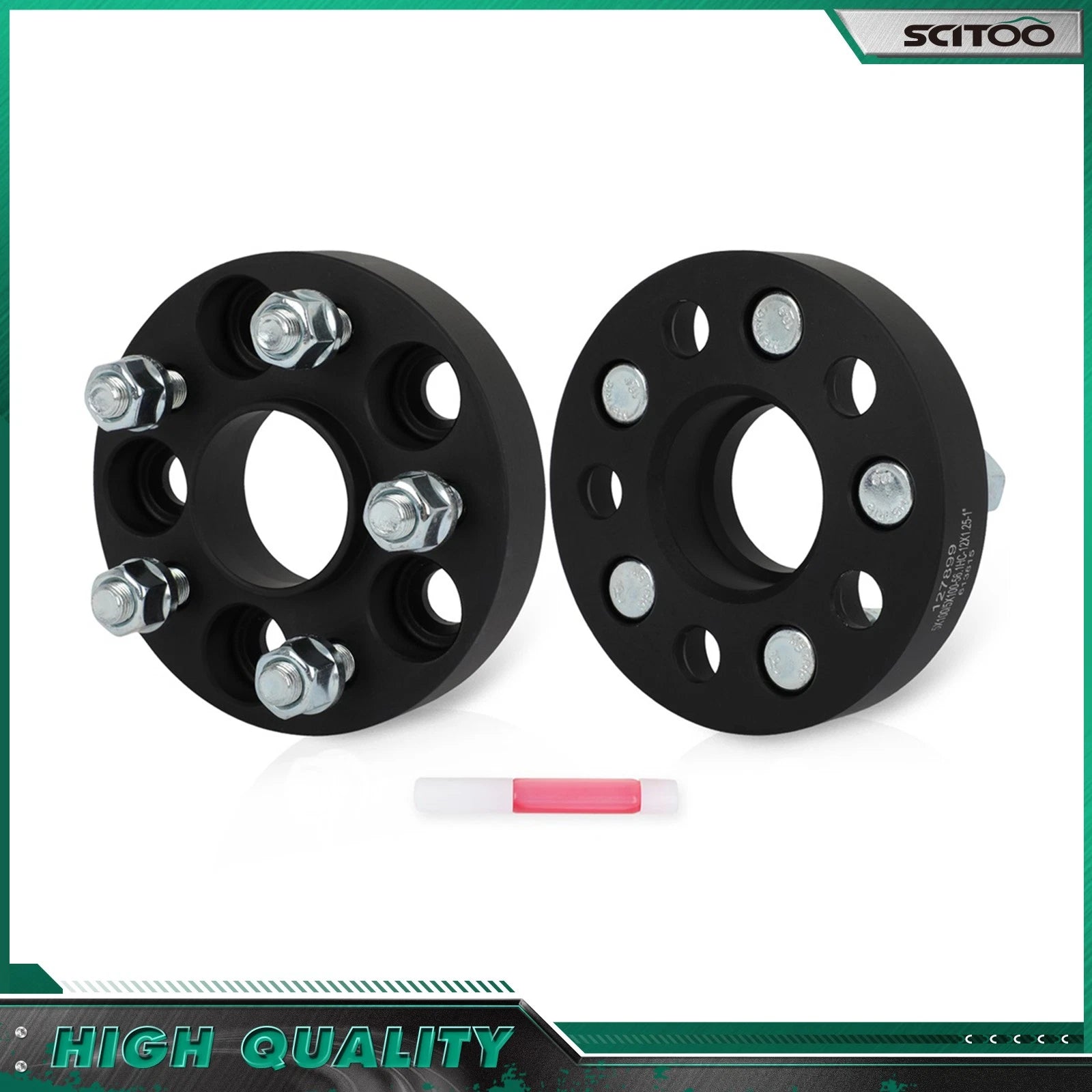 2X 1" Hub Centric Wheel Spacers 5x100 12x1.25 for Subaru Impreza (1993–2022)