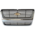 Replacement Chrome Plastic Front Grille (See compatibility Chart)