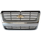 Replacement Chrome Plastic Front Grille (See compatibility Chart)