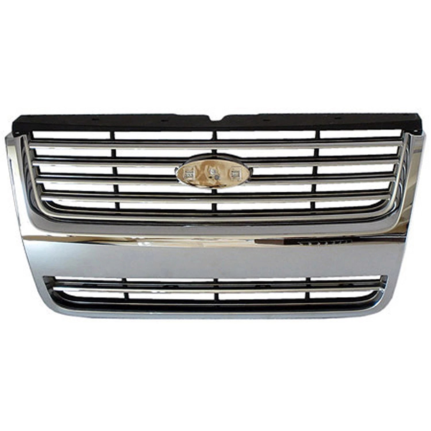 Replacement Chrome Plastic Front Grille (See compatibility Chart)