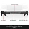 Front Bumper Face Bar for GMC Sierra 1500 (2007–2013) w/Fog Light & Air Inlet